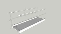 walk-on platform SK 900x3000mm h1100_1200mm SK