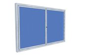 01 BCH2 - Bulletin Case - 2 Hinged Doors