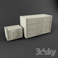 Chest of drawers and a cabinet Glamour &amp;amp; Retro