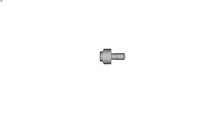 Manivelle poigne clipsable aluminium - Moyeu als