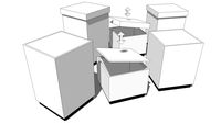 Marlite Retail Fixtures - Smooth Cubes
