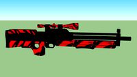 walther 2000 in red tiger camo