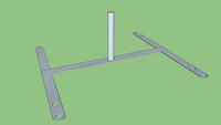 Spare tire mount for roof (jeep cherokee xj)