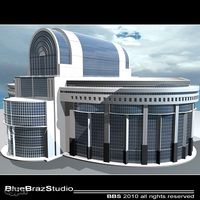 Bruxelles European Parliament3d model