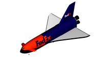 SPACE CARGO SHIP - SK-C-10 FEDEX]