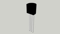 Maxim Integrated - Dallas DS18B20 temperature sensor (TO-92 package)
