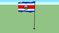 Flag of Costa Rica (1848-1906)
