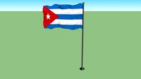 Flag of the First Republic of Cuba (1902-1906; 1909-1959)