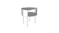 Lil something side table blu dot