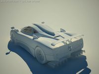 Pagani Zonda F tuned 3D Model