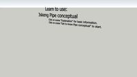 (1) Learn to use 3skeng Pipe conceptual