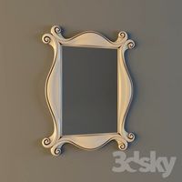 Mirror in carved frame