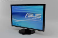 Asus wide monitor 22inch 3D Model