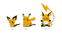 Pichu Pikachu Raichu
