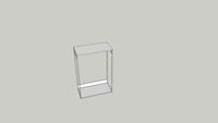 OPPHUS 80x40x120 cm open clothes hanging unit