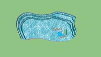 MOOREA 1 - Piscine coque fibres de verre résine polyester