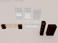 Shelves and closets 3D Model