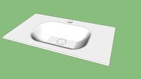 Custom-Made Spio 80 Countertop Washbasin