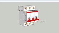 MCB 3 Phase model 3D