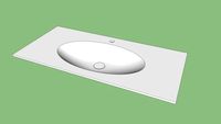 Custom-Made Ceres 95 Countertop Washbasin