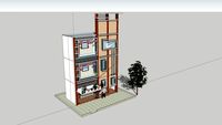 G+2 HOUSE ELIVATION