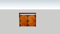 Wooden Entrance Door Gate - Texutre