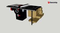 SawStop PCS Custom Router Table and Storage