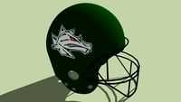 Danube Dragons football helmet