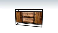 Tuareg] High Dresser 2 Doors, 2 Drawers, 1 Open Rack (TU630030)