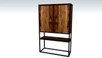 Tuareg] Cabinet 2 Doors, 1 Open Rack (TU610010)