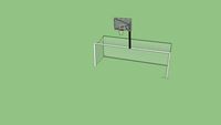 Arco con canaste de basket