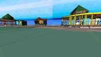 Anglo Caribbean Landmark restaurant hut in Rose Cay, San Andres.