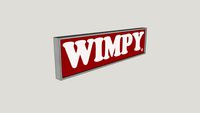 Wimpy Lightbox Sign