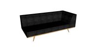 Méridienne sur-mesure en chêne massif 180x80 cm / Daybed