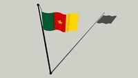 Flag of Cameroon - Drapeau Cameroun