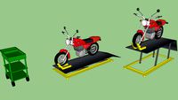 ELEVADOR DE MOTOCICLETAS Y DOLLY