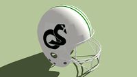 Odense Swans football helmet