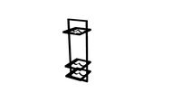 Shelfmates] Shelfmate Winerack type D - Black Stain, Smoked Iron 2 pcs_master box (MT491024)