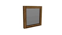 Fissure] Mirror With Frame 8 cm Square (FI450211)