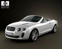 Bentley Continental Supersports Convertible 3D Model