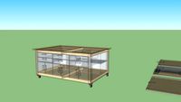 Plywood Mobile Workbench, outfeed and assemply table