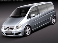 Mercedes Viano 2010 3D Model