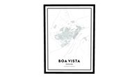 Quadro Decorativo Boa Vista - Roraima (Mapizoom)