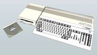 Commodore Amiga 500 plus with A570 CD-ROM