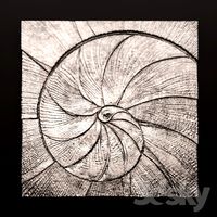Decor for wall. Panel. Amon.