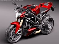 Ducati 748 Motos Desportivas 2004 3D model - Baixar Veículos no