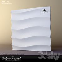 3d plaster panel 172 by Art Relief