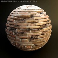 Briks wall 3D Model