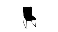 PURE] Sabina Dining chair (Gun Metal Matt_Tamponata)