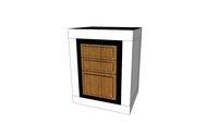 KING Drawer Cabinet - High Gloss P1
